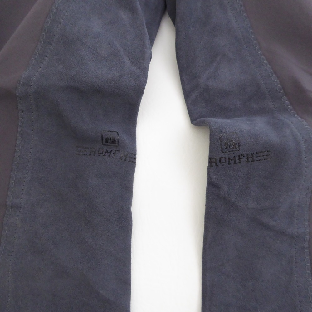 Romfh Women Equestrian Riding Breeches Pants Gray Full Seat Size 34L Long - Picture 3 of 11